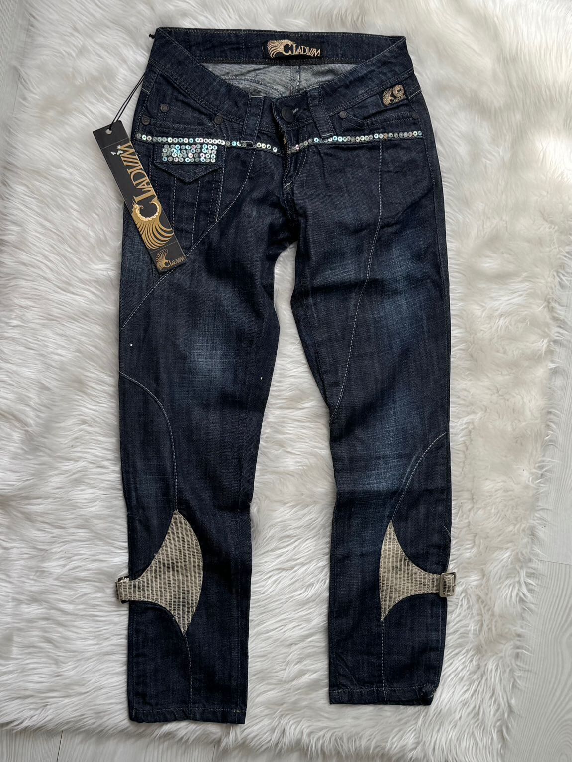 Y2k düşük bel fitted pantolon west — görsel 4/5