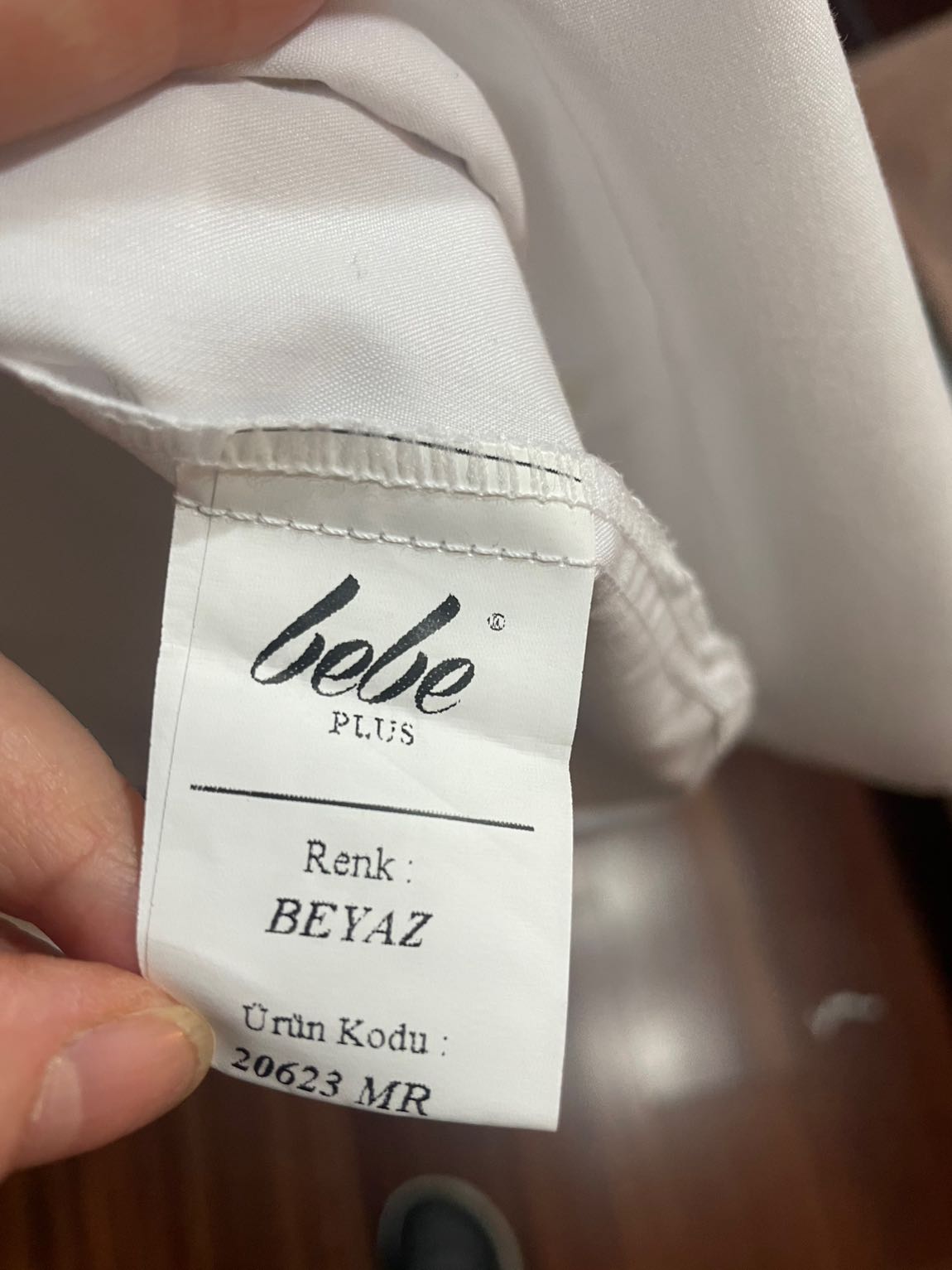 Bebe beyaz aplikeli gömlek — görsel 4/8