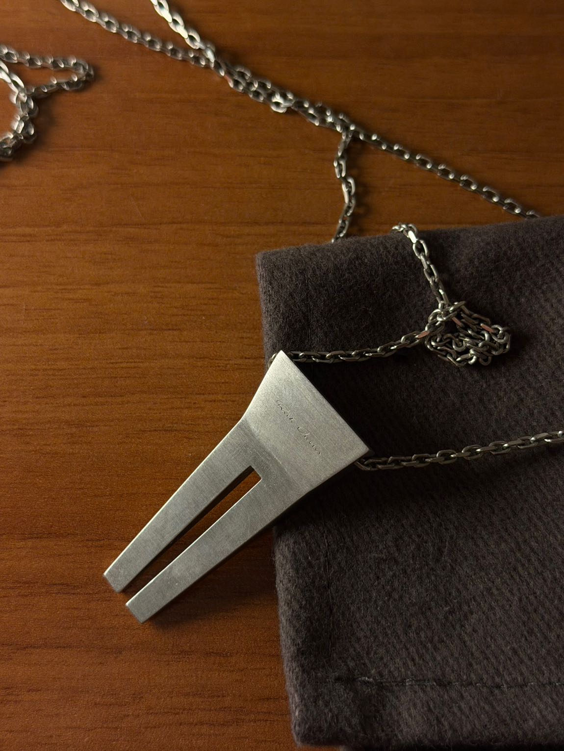 Rick Owens Open Trunk Necklace — görsel 2/4
