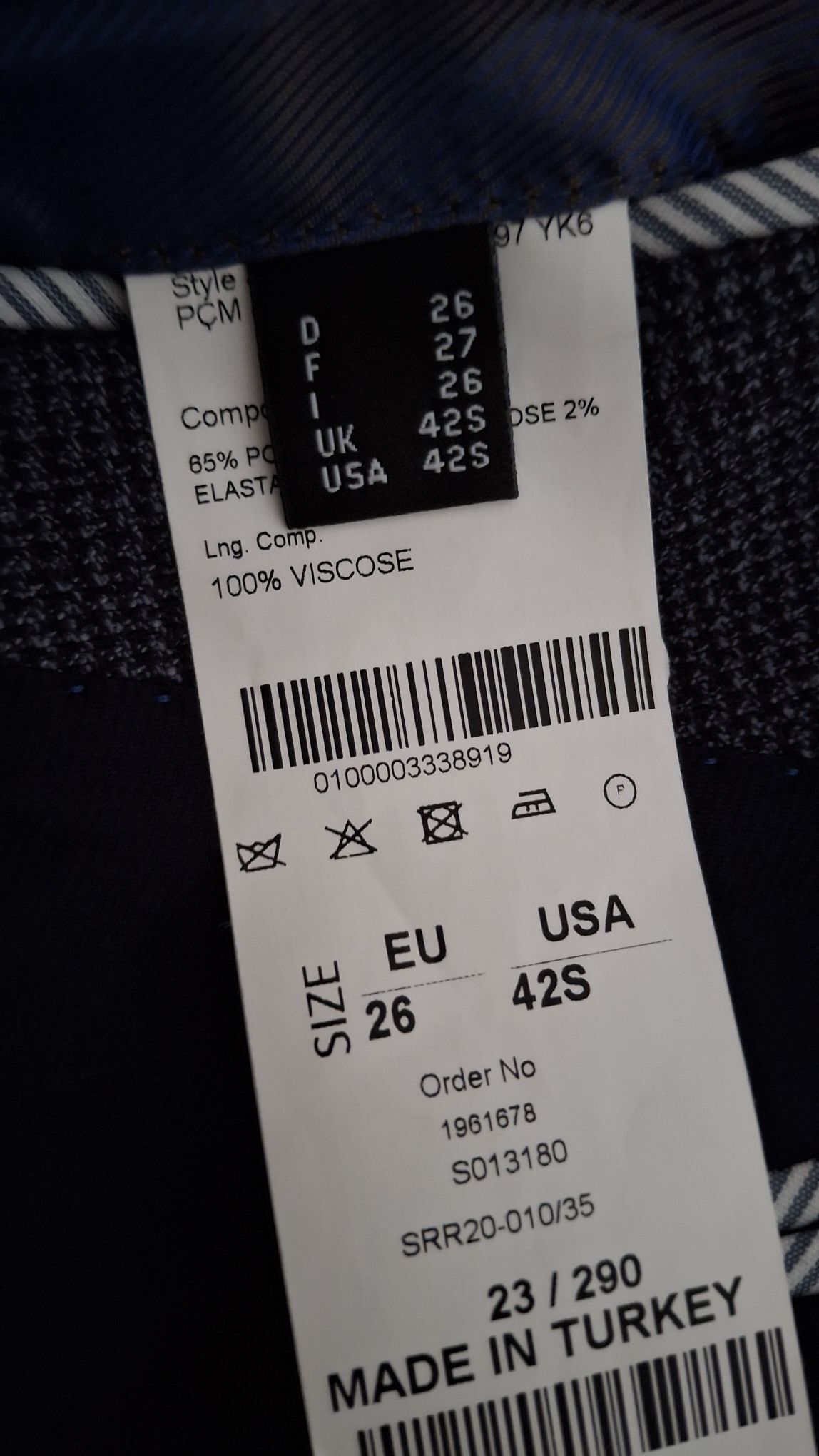 Sarar Lacivert Blazer Ceket — görsel 5/6