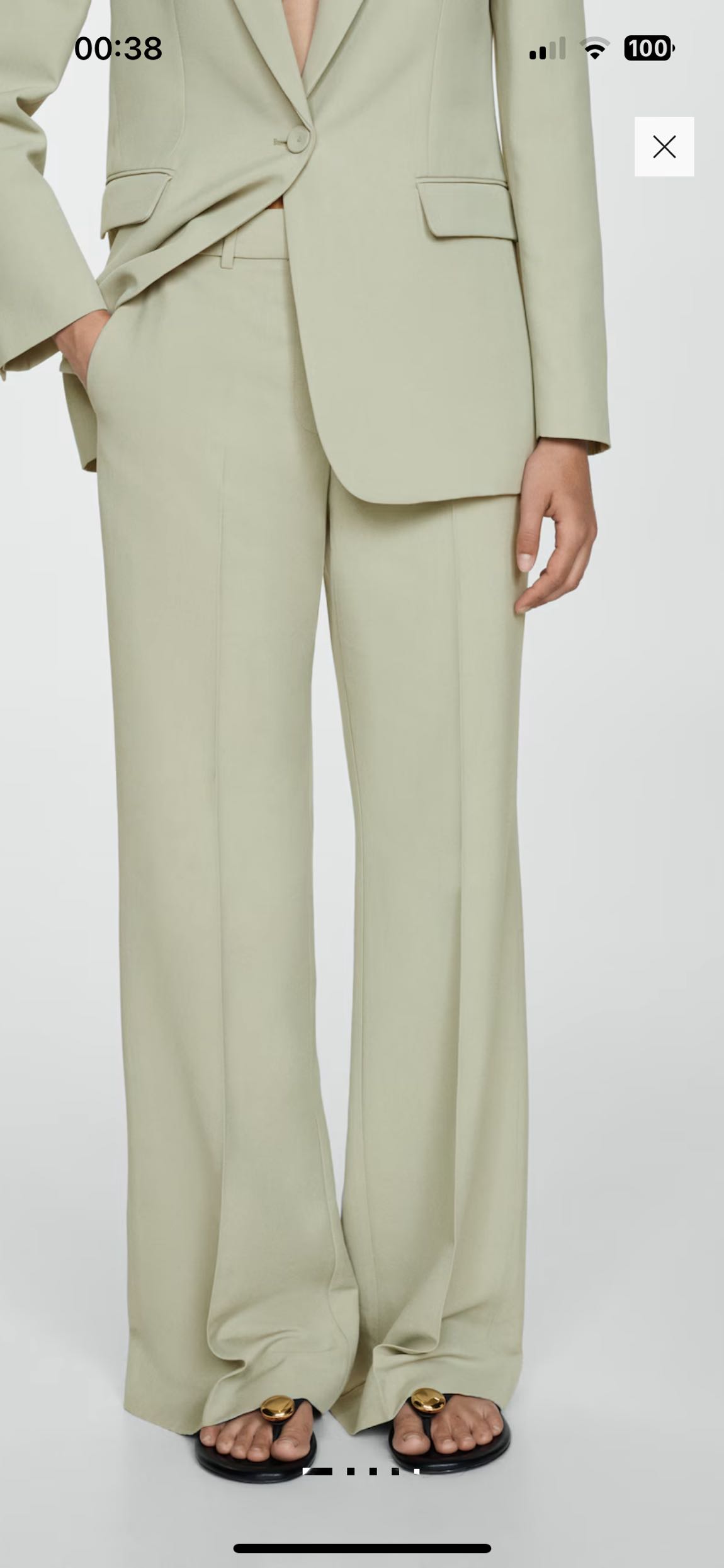 Mango Yeşil Blazer İkili Takım — görsel 5/7