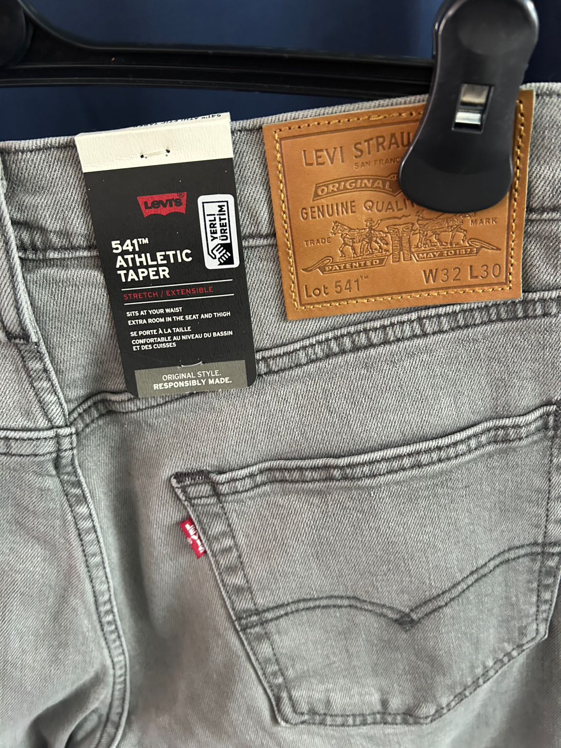 Levis erkek Gri Jean Pantolon — görsel 4/6