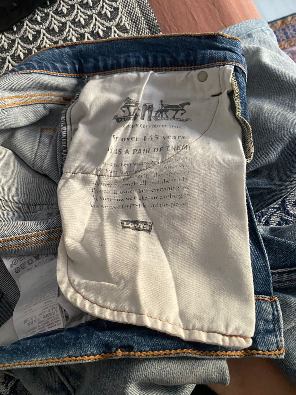 Levi's Mavi Jean Pantolon — görsel 7/8
