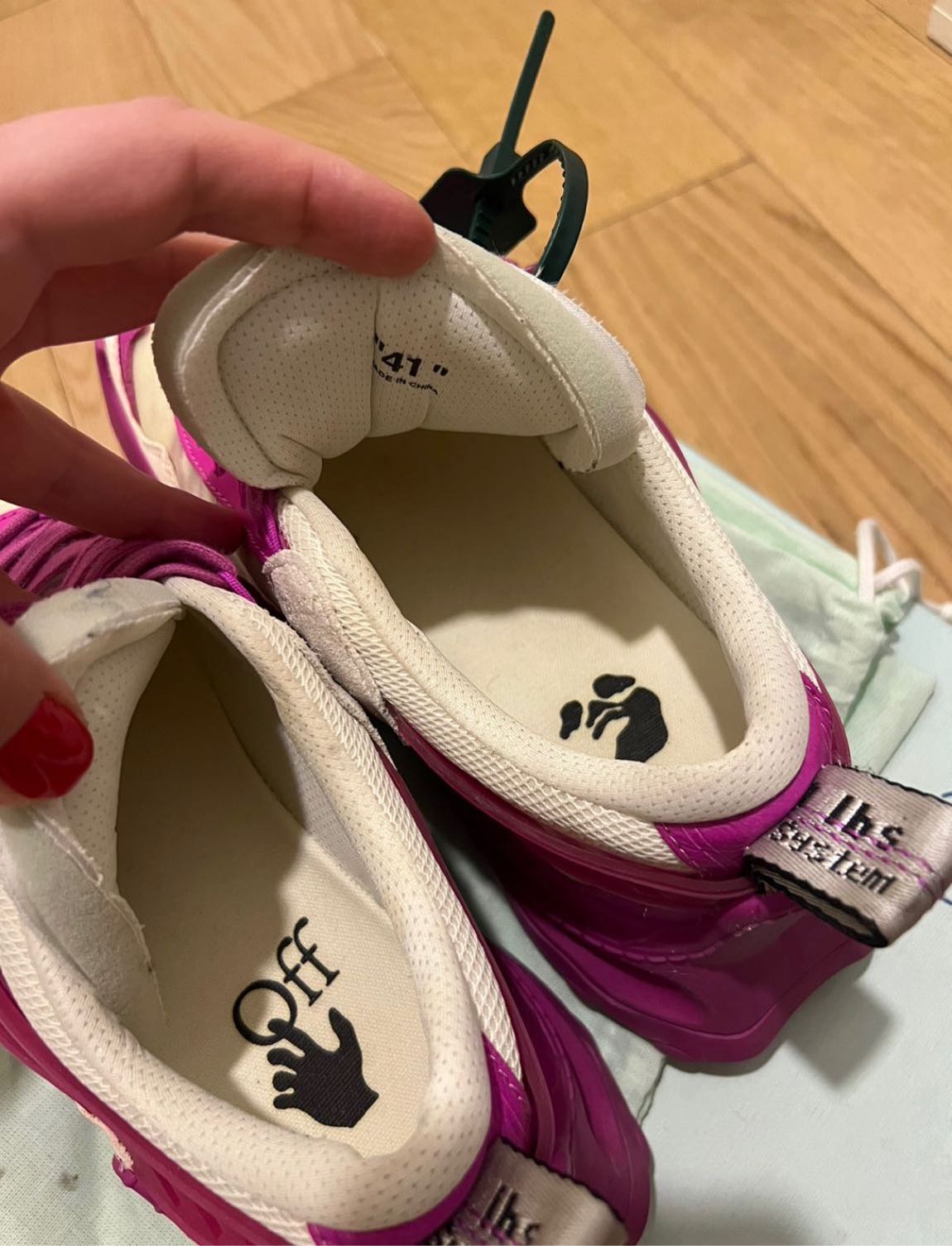 Off White Pembe Sneaker — görsel 4/7