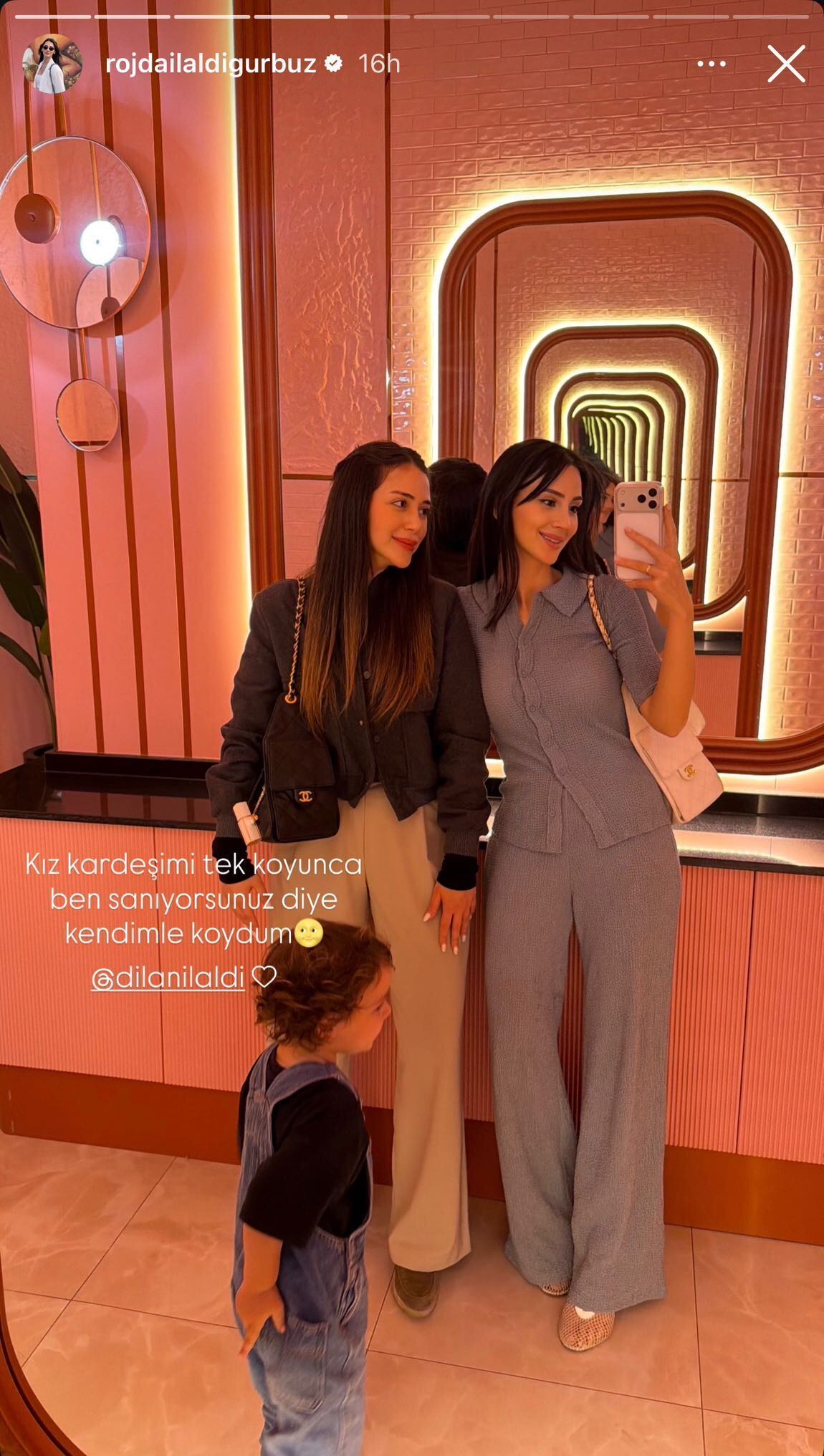 Zara İkili Takım Mavi Gofre Detaylı Pant — görsel 2/8