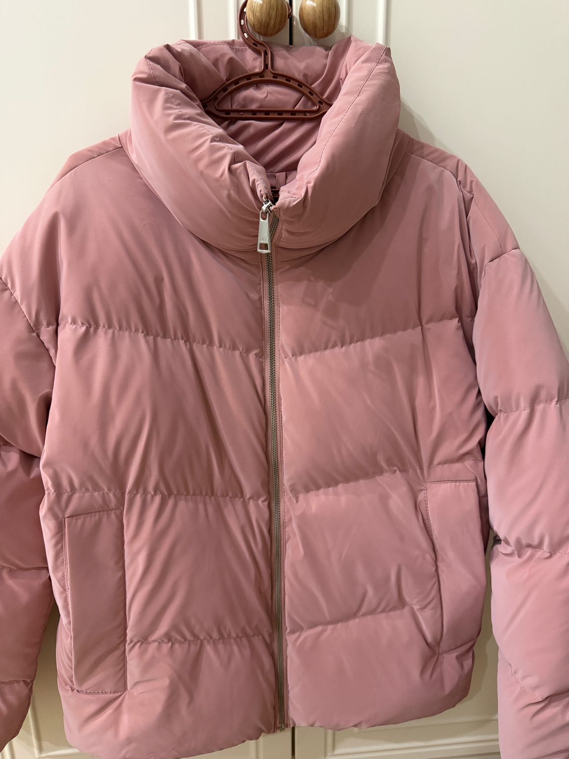 Pembe Şişme Mont — görsel 2/5