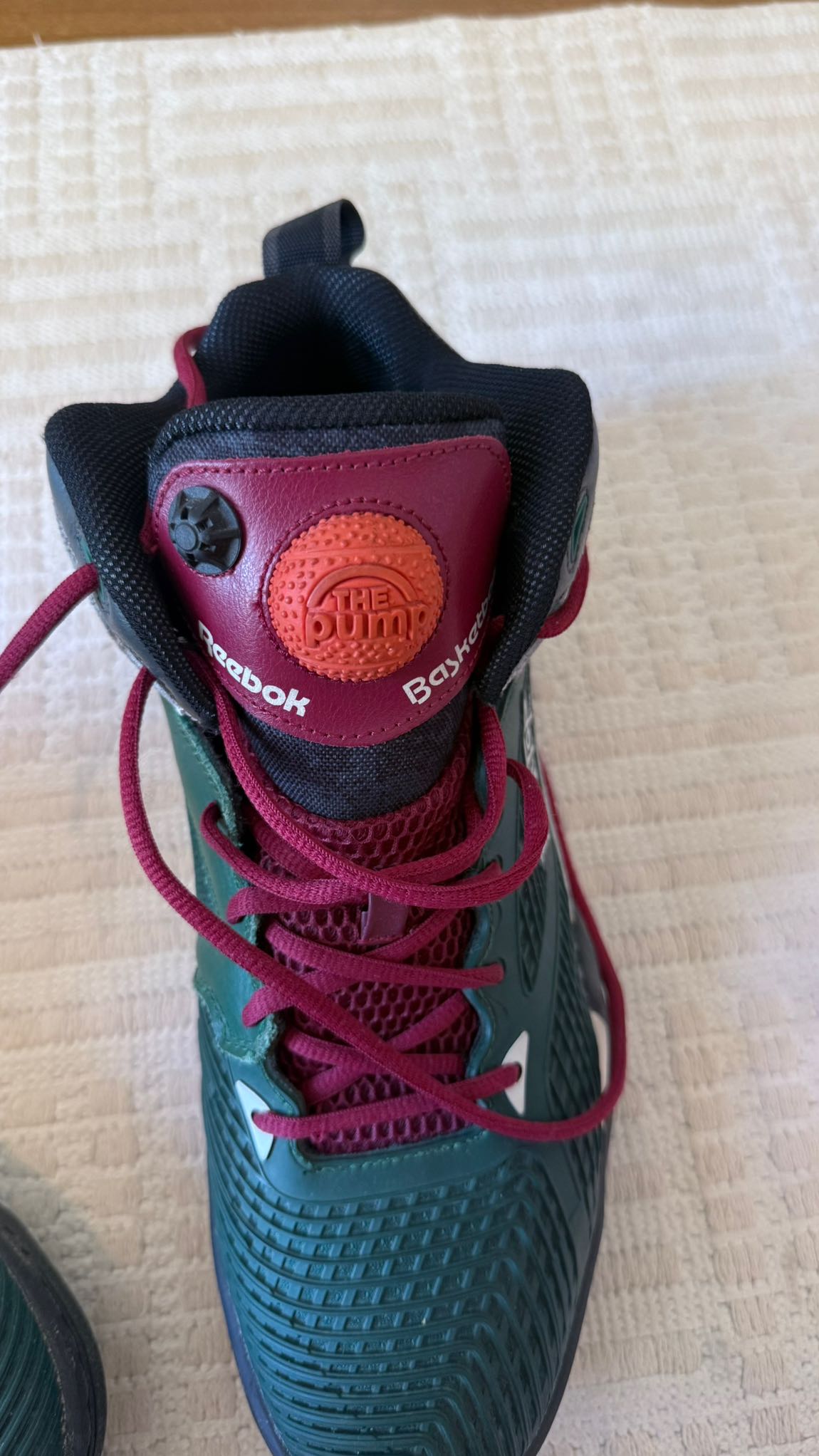 Reebok The Pump Yeşil Basketbol Ayakkabı — görsel 2/4