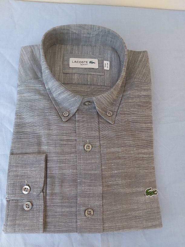 Lacoste yazlık keten karışımı gömlek — görsel 2/8