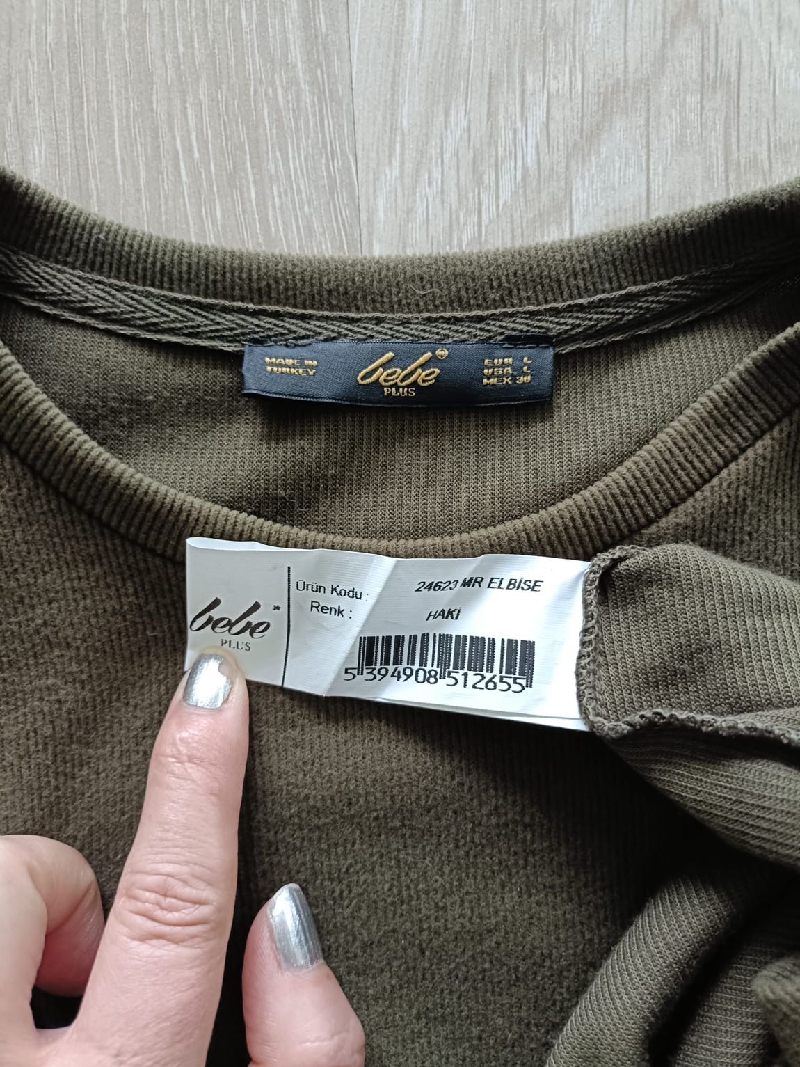 Bebe Haki Günlük Elbise — görsel 5/8