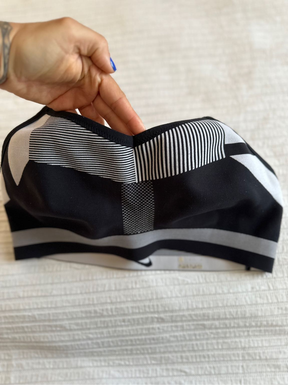 Nike çelik örme kumaş full support bra — görsel 5/5