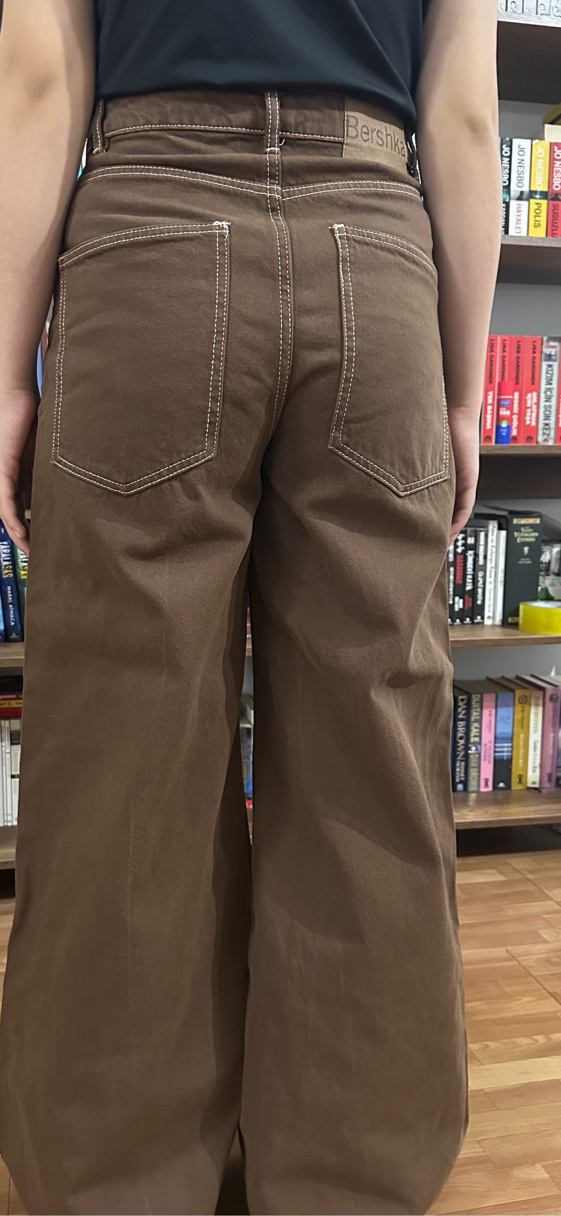 Bershka Süper Wide Leg 38 beden — görsel 5/6