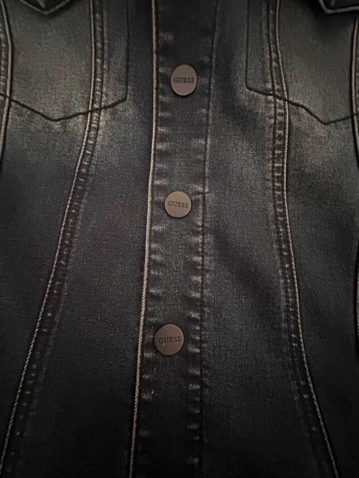 Guess Erkek Kapüşonlu Denim Ceket — görsel 7/8