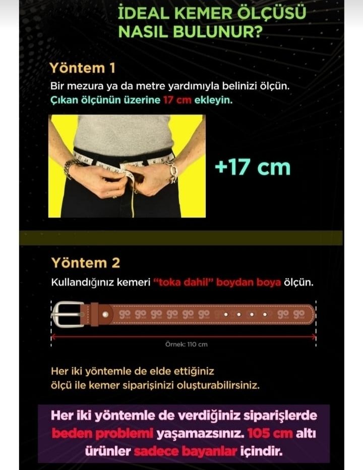 %💯 HAKİKİ DERİ KOT KEMERİ 4, 5 CM 🔥 — görsel 6/11