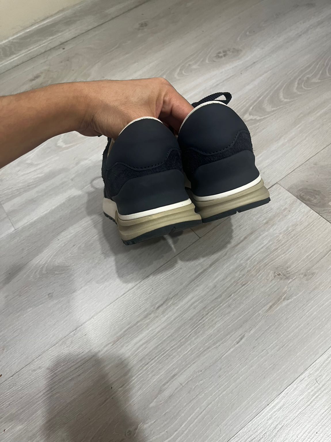 OYSHO Süet parçalı naylon Spor ayakkabı — görsel 4/6