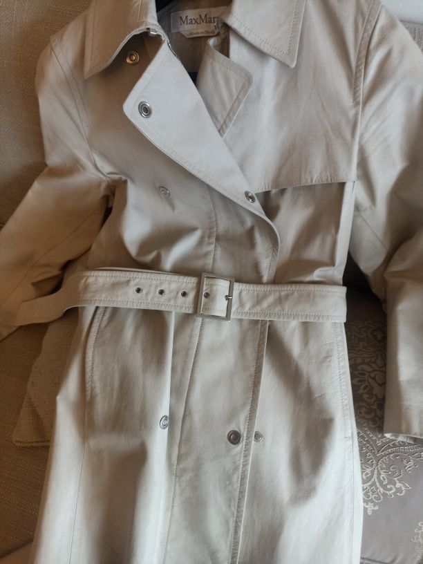 Max Mara Deri Trençkot — görsel 7/8
