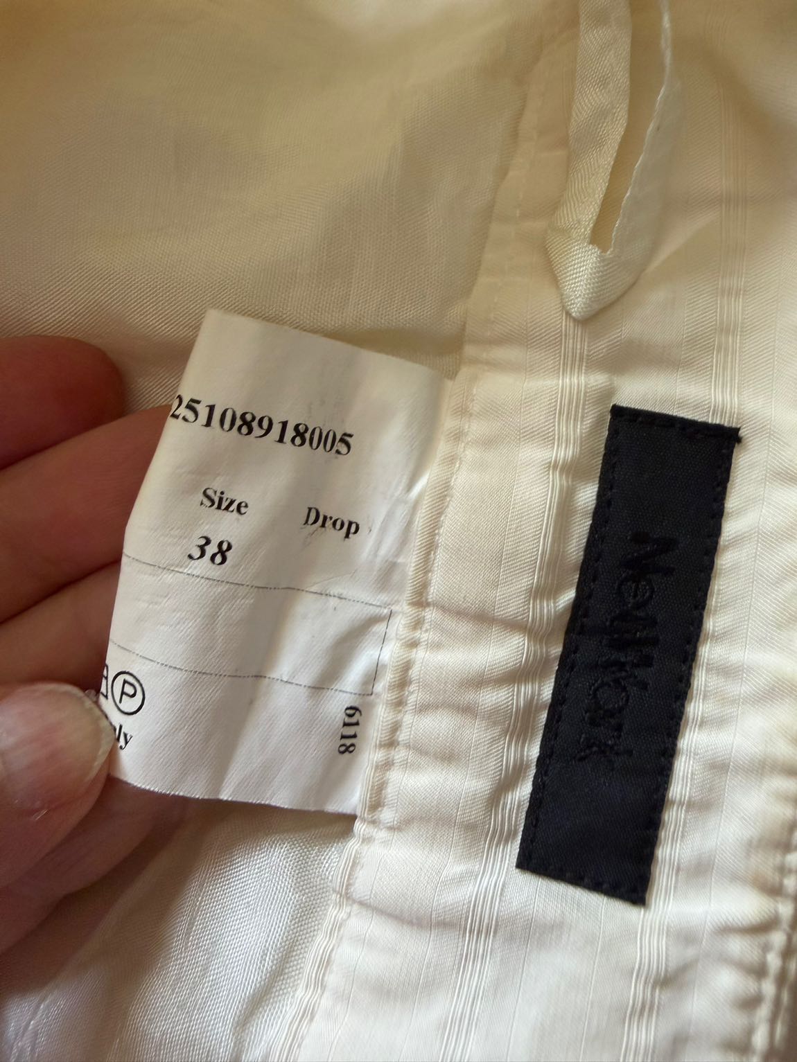 Network Vintage 38 Krem Blazer takım — görsel 7/8