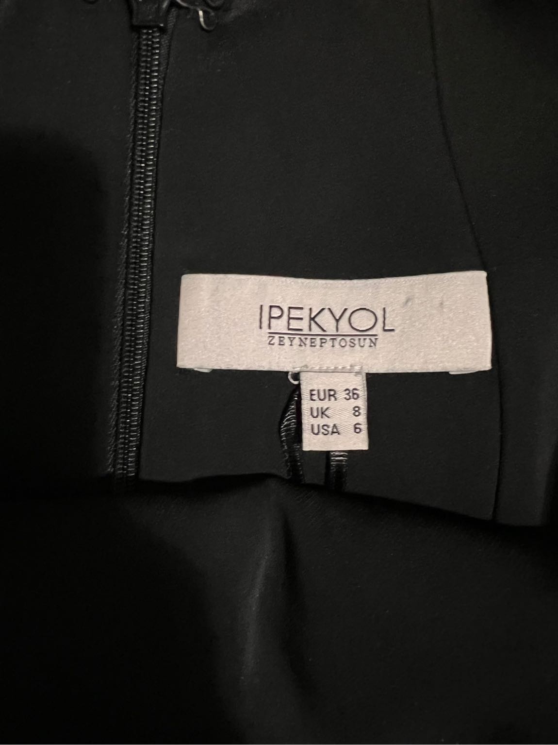 İpekyol Siyah İşlemeli Mini Elbise — görsel 11/11