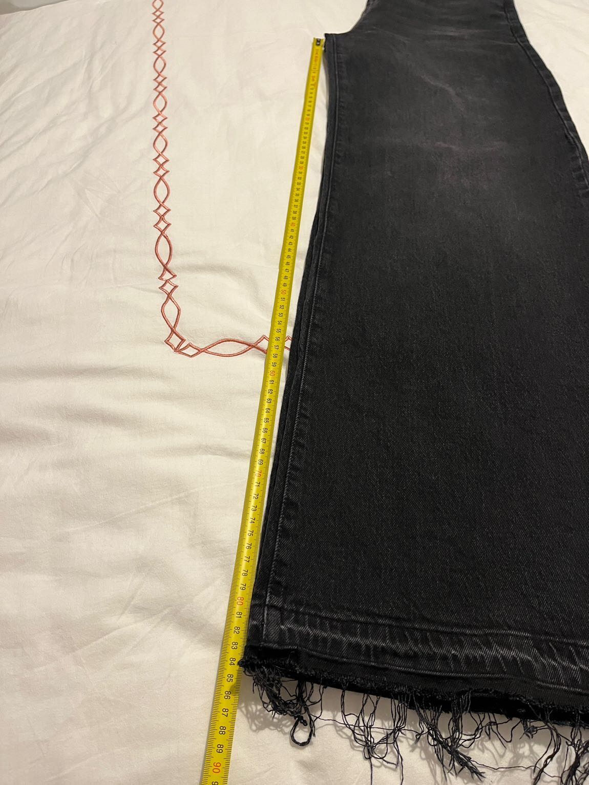Mango Siyah Wideleg Kot Pantolon — görsel 6/8