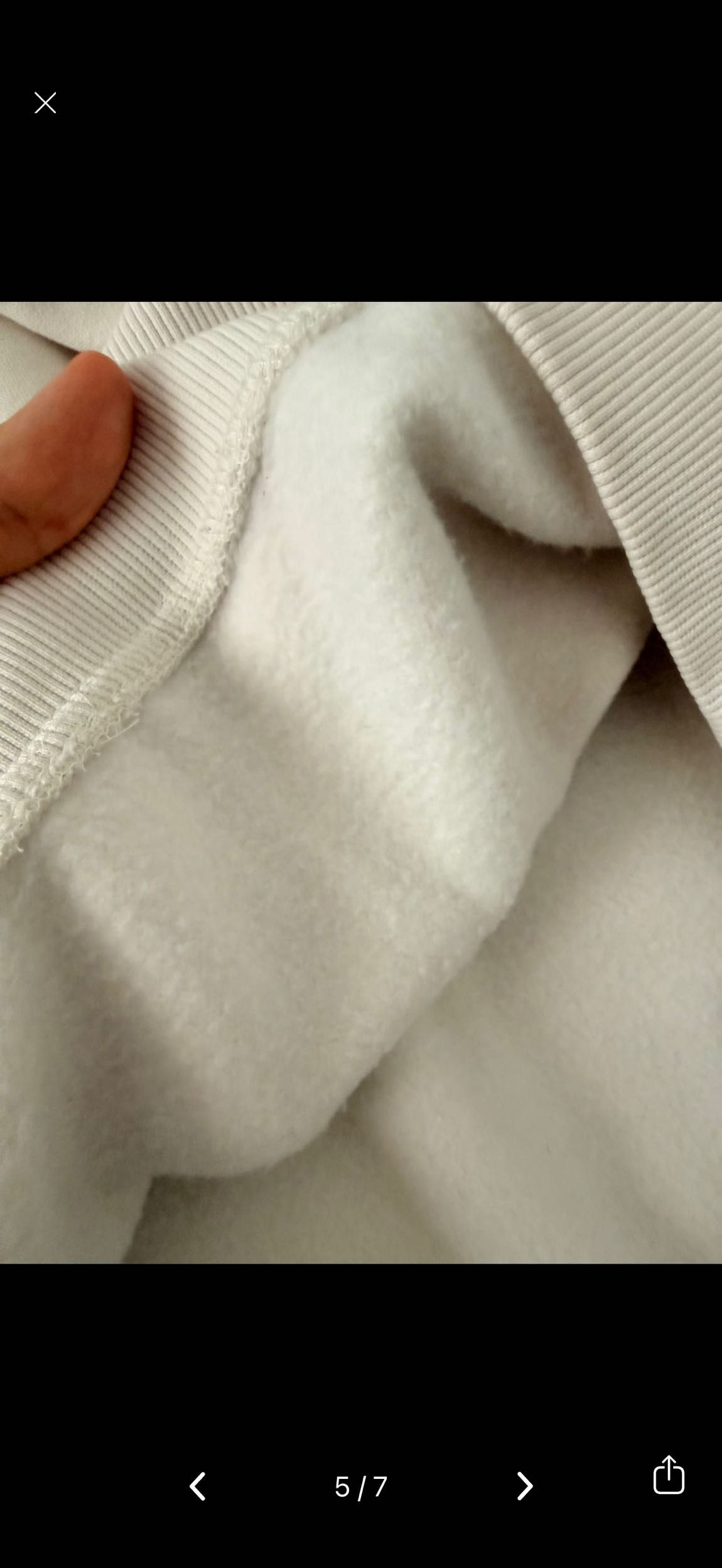 Calvin Klein Jeans Sweatshirt Krem — görsel 5/7