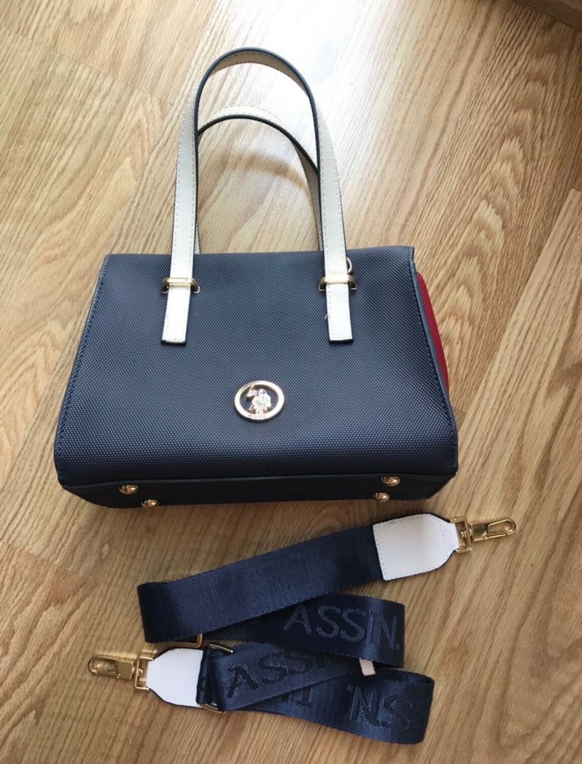 U.S. Polo Assn. Lacivert Kol Çantası — görsel 2/3
