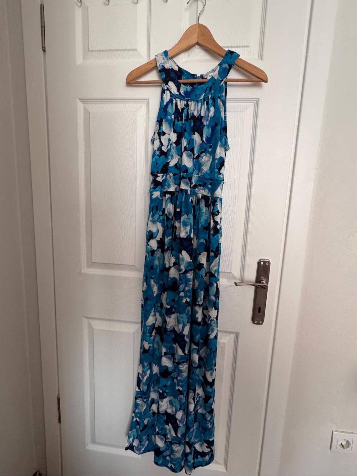 Calvin Klein Mavi Desenli Elbise — görsel 7/8