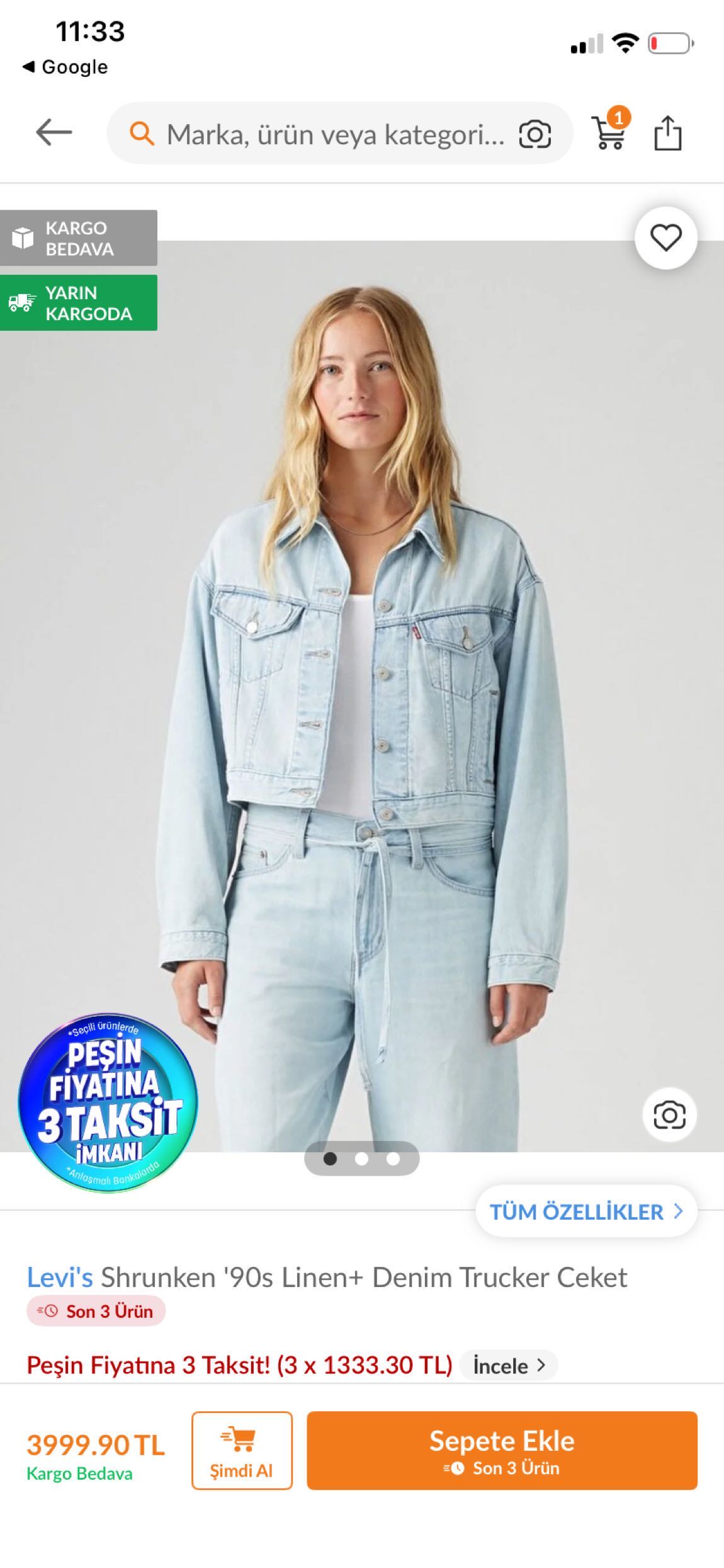 Levis Ceket — görsel 5/7