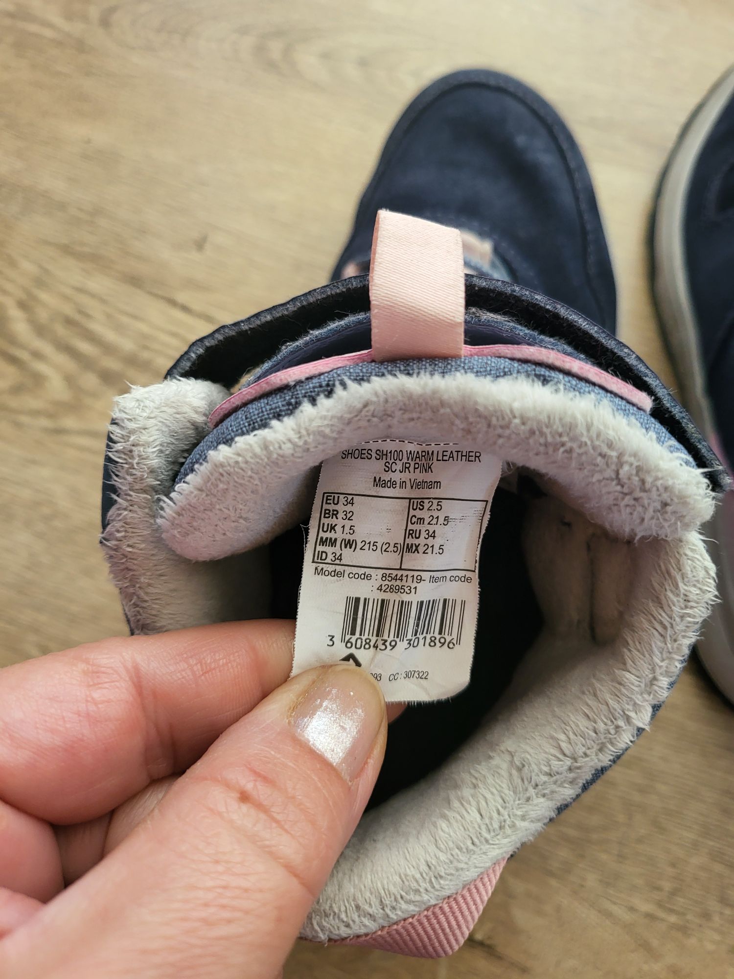 dechatlon su geçirmez kar botu 34 numara — görsel 4/8