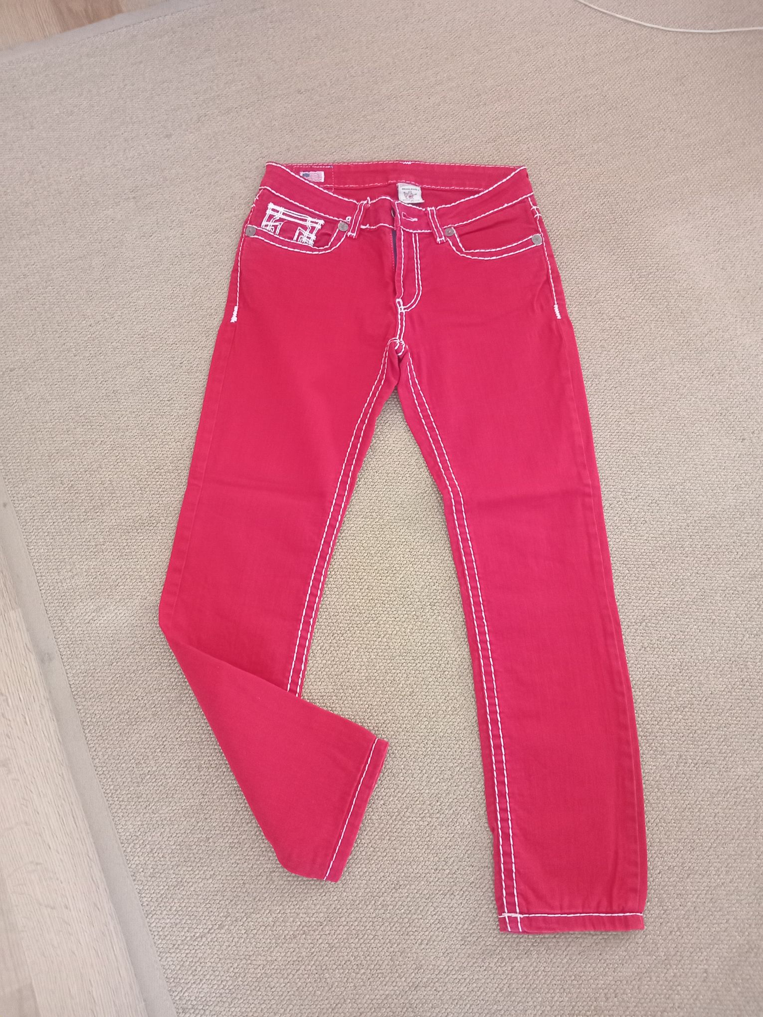 KIRMIZI JEAN PANTOLON — görsel 2/8