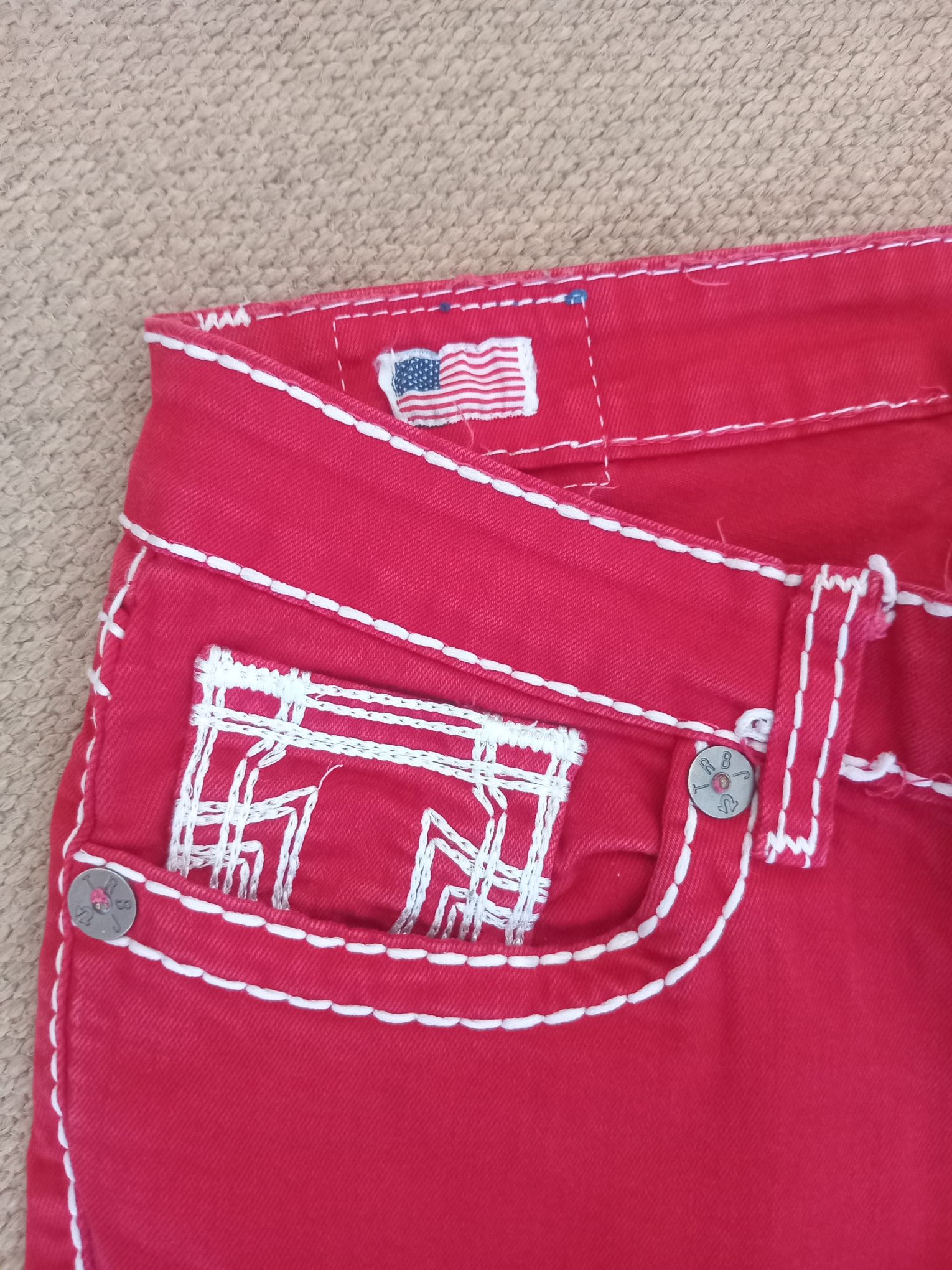 KIRMIZI JEAN PANTOLON — görsel 4/8
