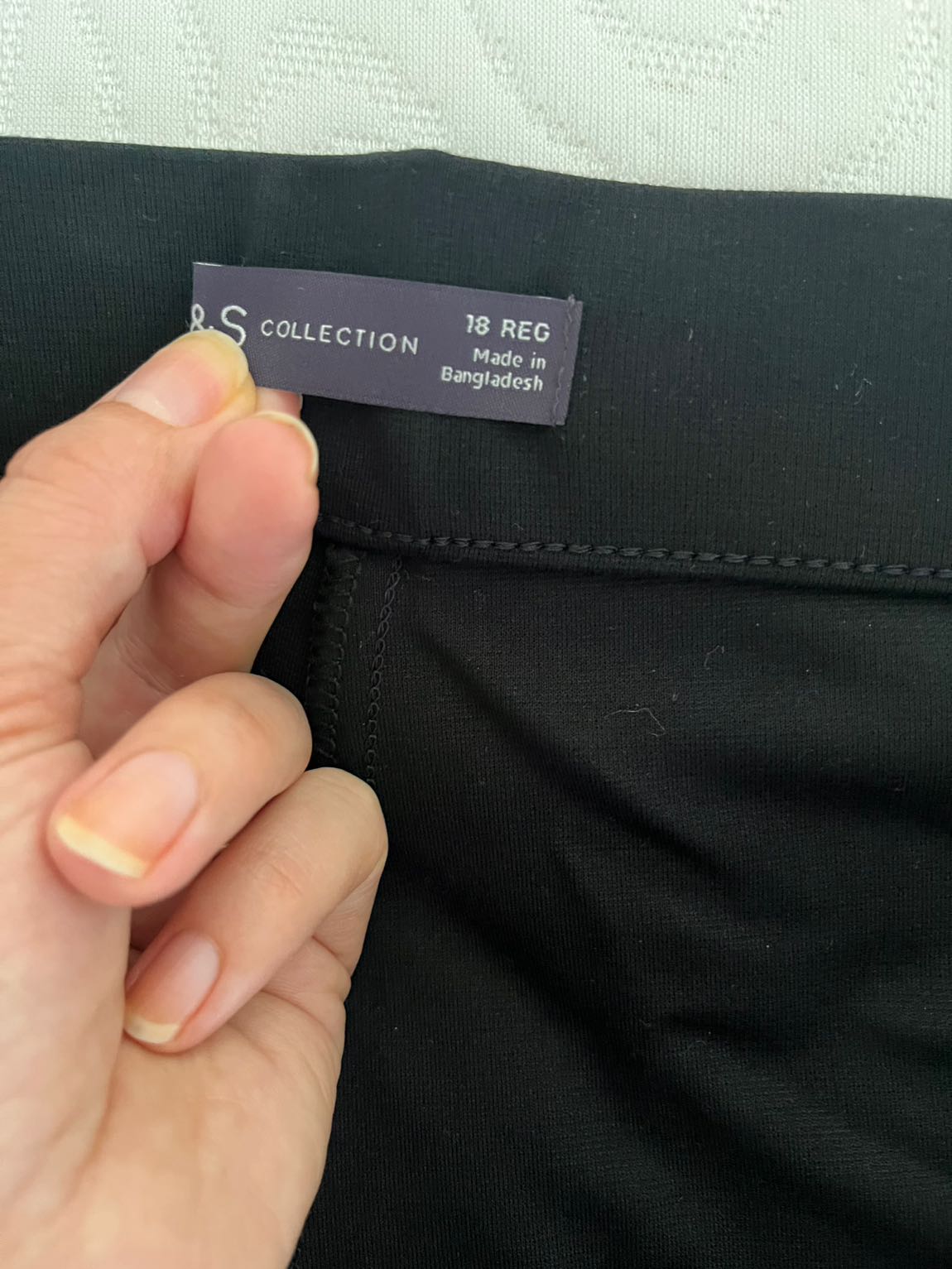 Siyah Klasik Pantolon tayt — görsel 3/4