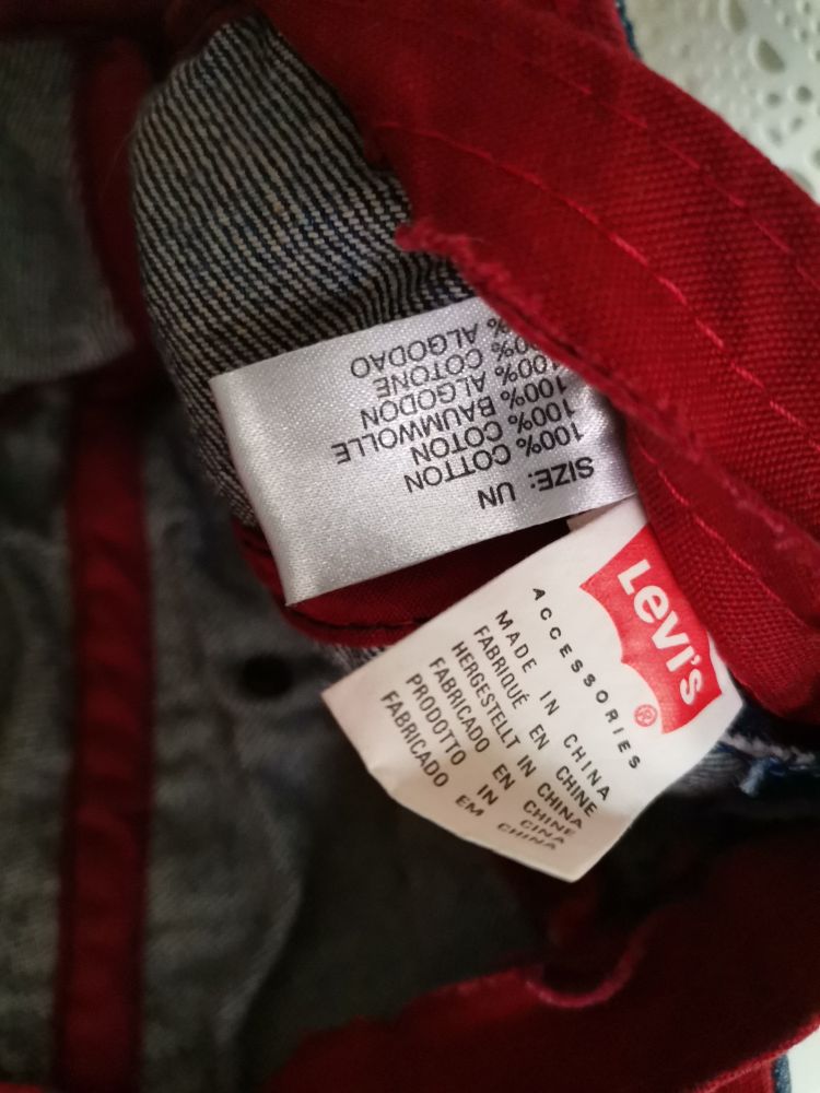 Orjinal Levi's Jean Şapka — görsel 7/7