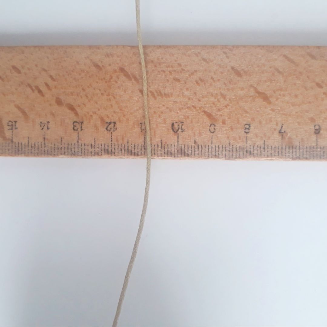 Bej Kolye ve Bileklik ipi 5 metre — görsel 2/2