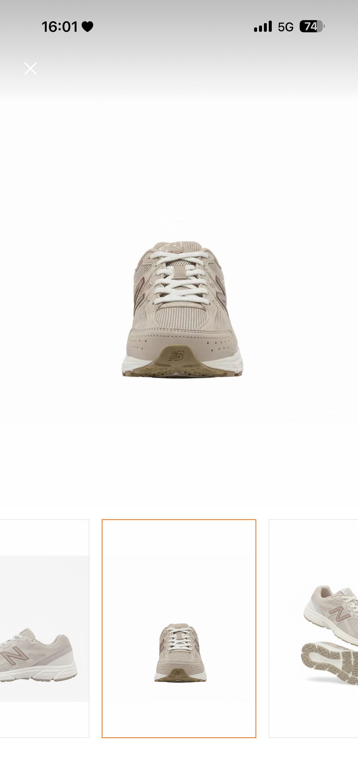 New balance 480 kadın bej sneaker — görsel 2/5