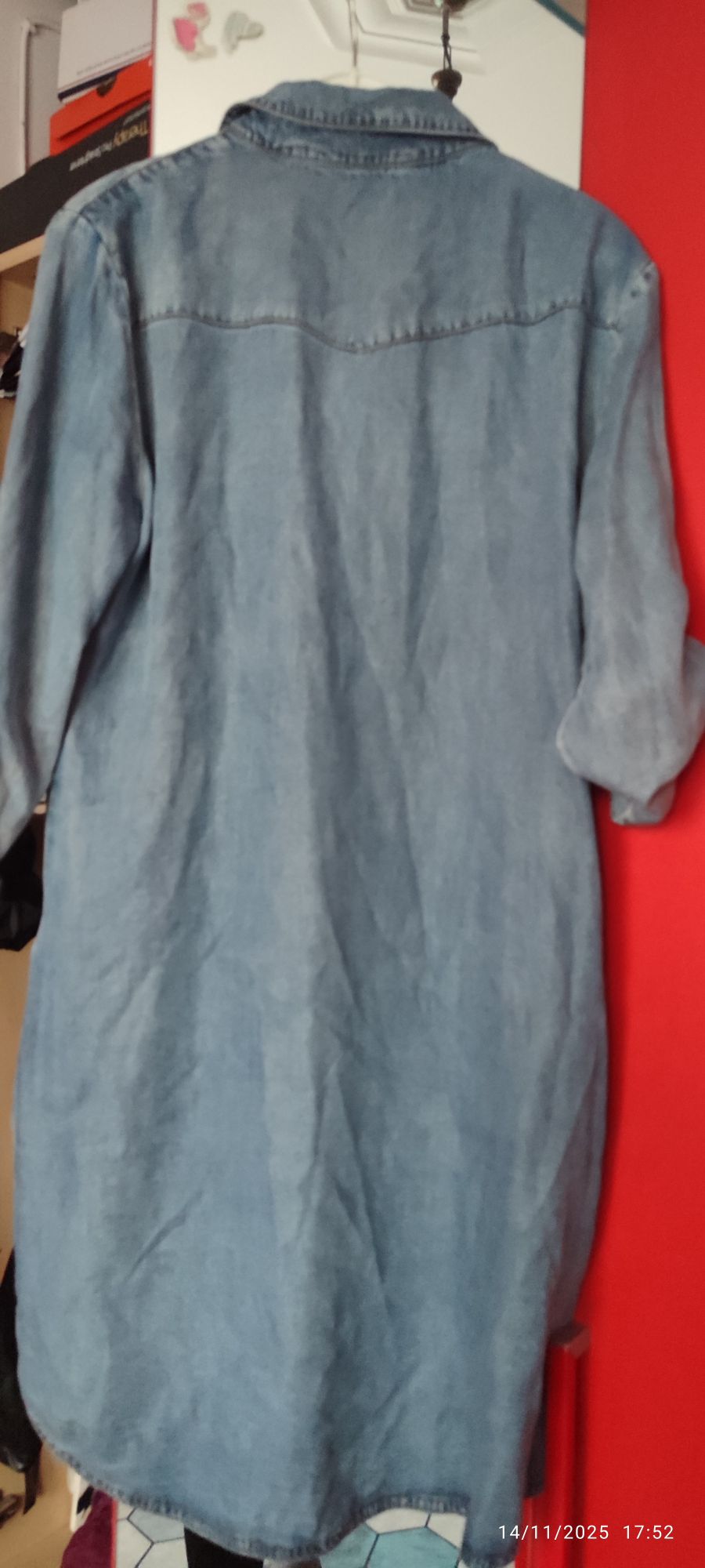 mango jeans gömlek elbise — görsel 5/5