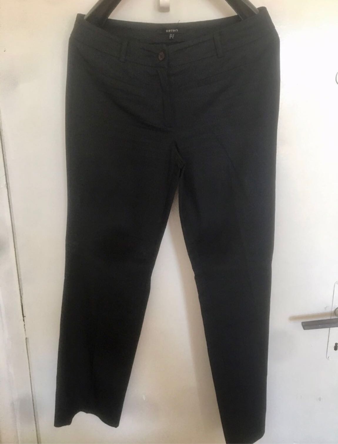 Çizgili blazer ceket pantolon takım — görsel 6/7
