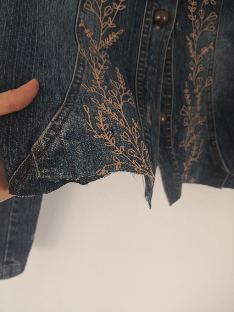 Y2k killstar crop kot ceket — görsel 4/8