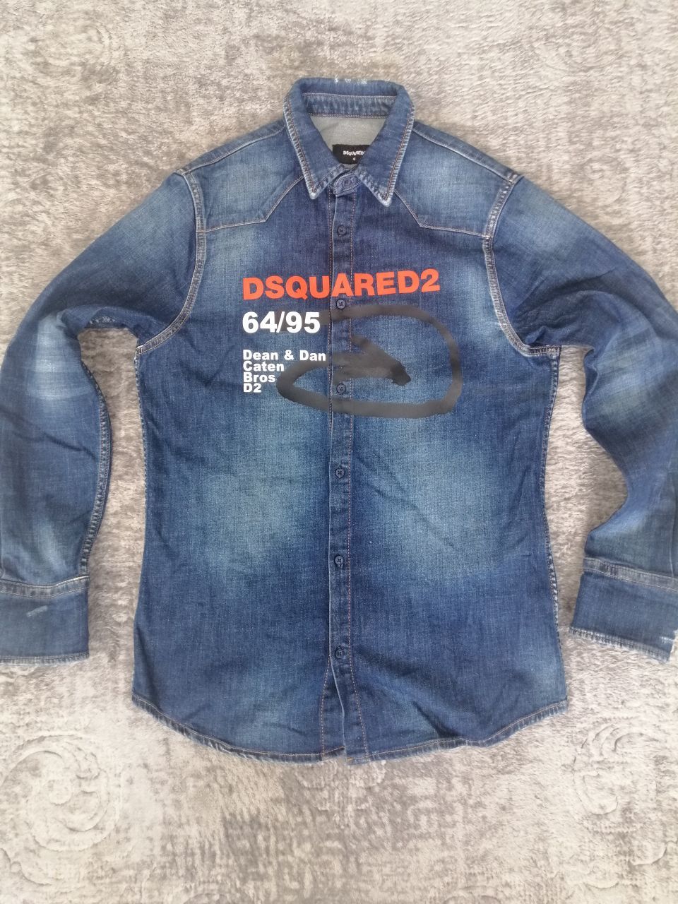 Dsquared2 jean gömlek — görsel 3/8