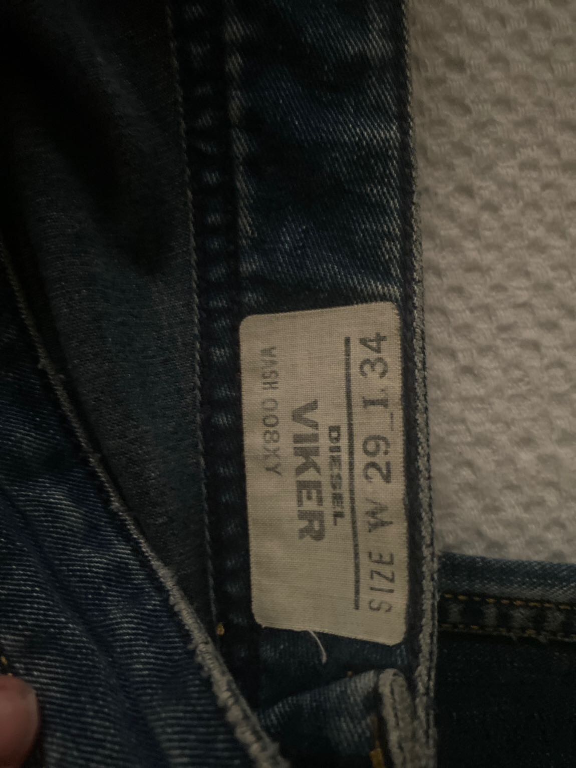 Vintage Diesel Lacivert Jean Pantolon — görsel 2/4