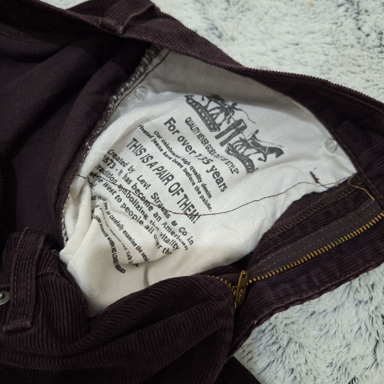 Levis Oluklu Kadife Pantolon wb497 — görsel 5/8