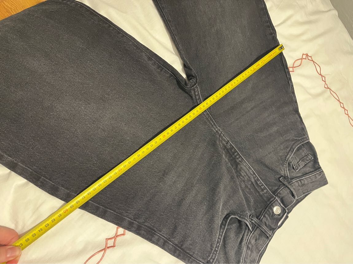 Mango Siyah Wideleg Kot Pantolon — görsel 4/8