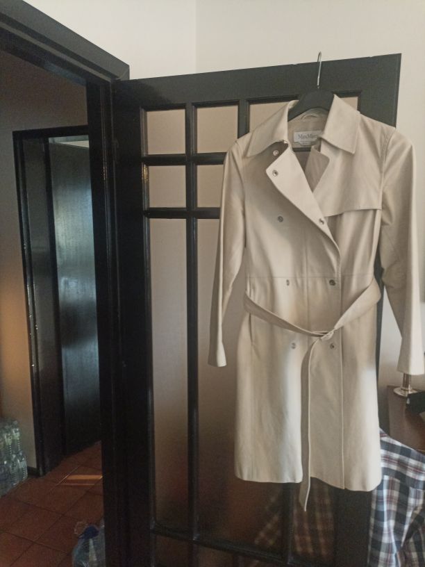 Max Mara Deri Trençkot — görsel 4/8