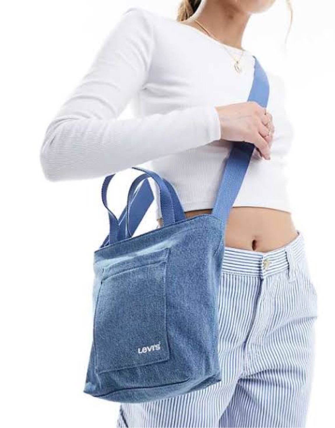 Levi's Mavi Kanvas Omuz Çantası — görsel 2/4