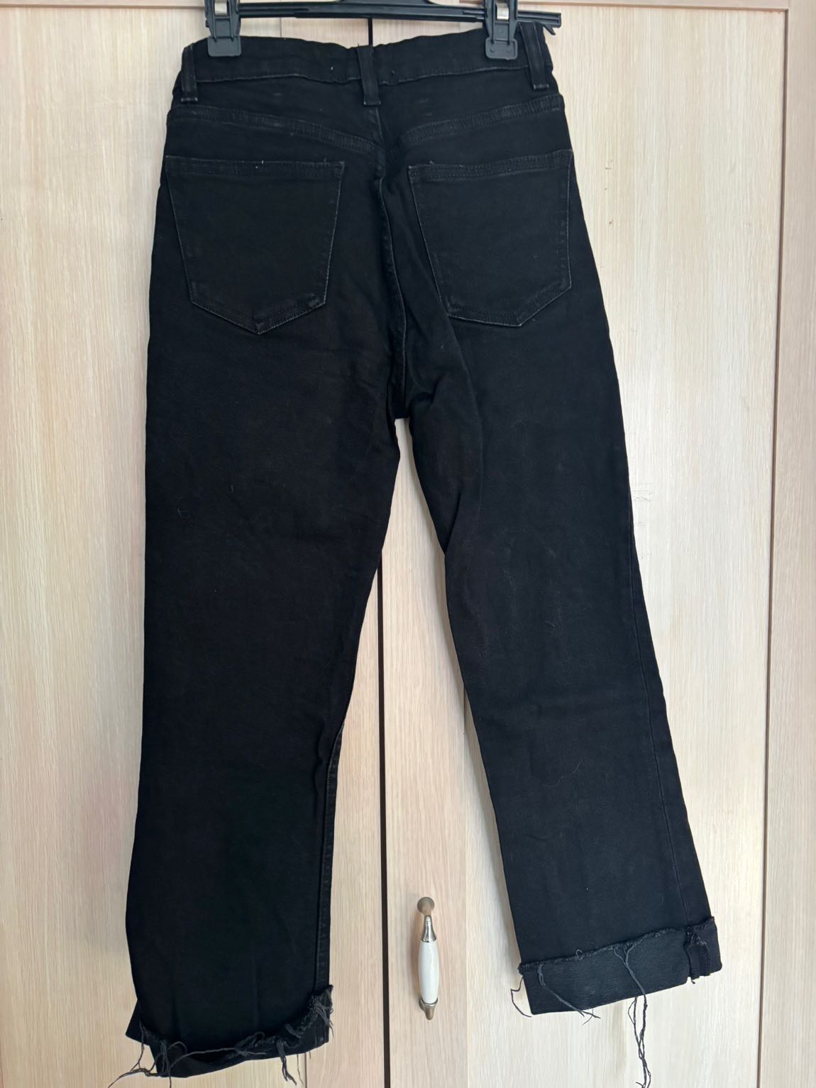 Siyah Zara Bootcut Jean Pantolon — görsel 2/3