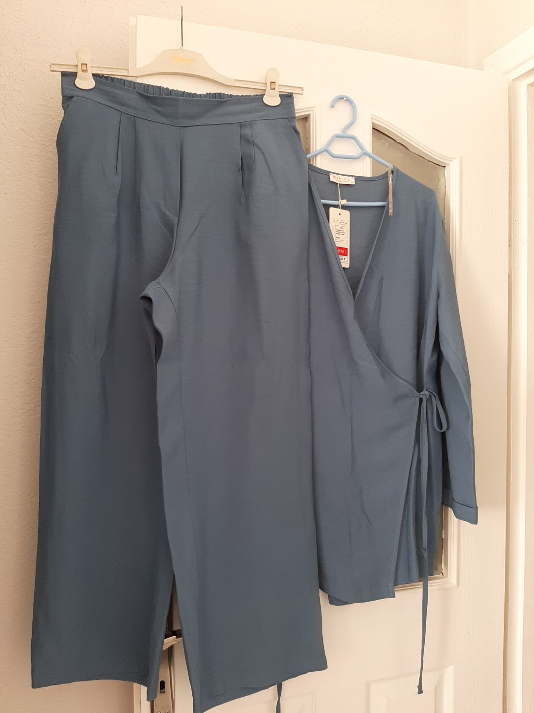Mavi Pantolon ve Bluz Seti — görsel 2/7