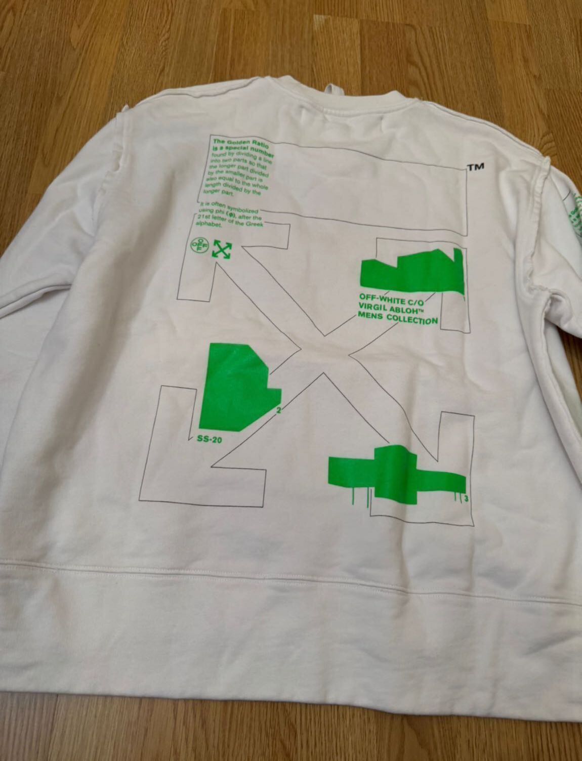 Off White Beyaz Sweatshirt — görsel 2/8