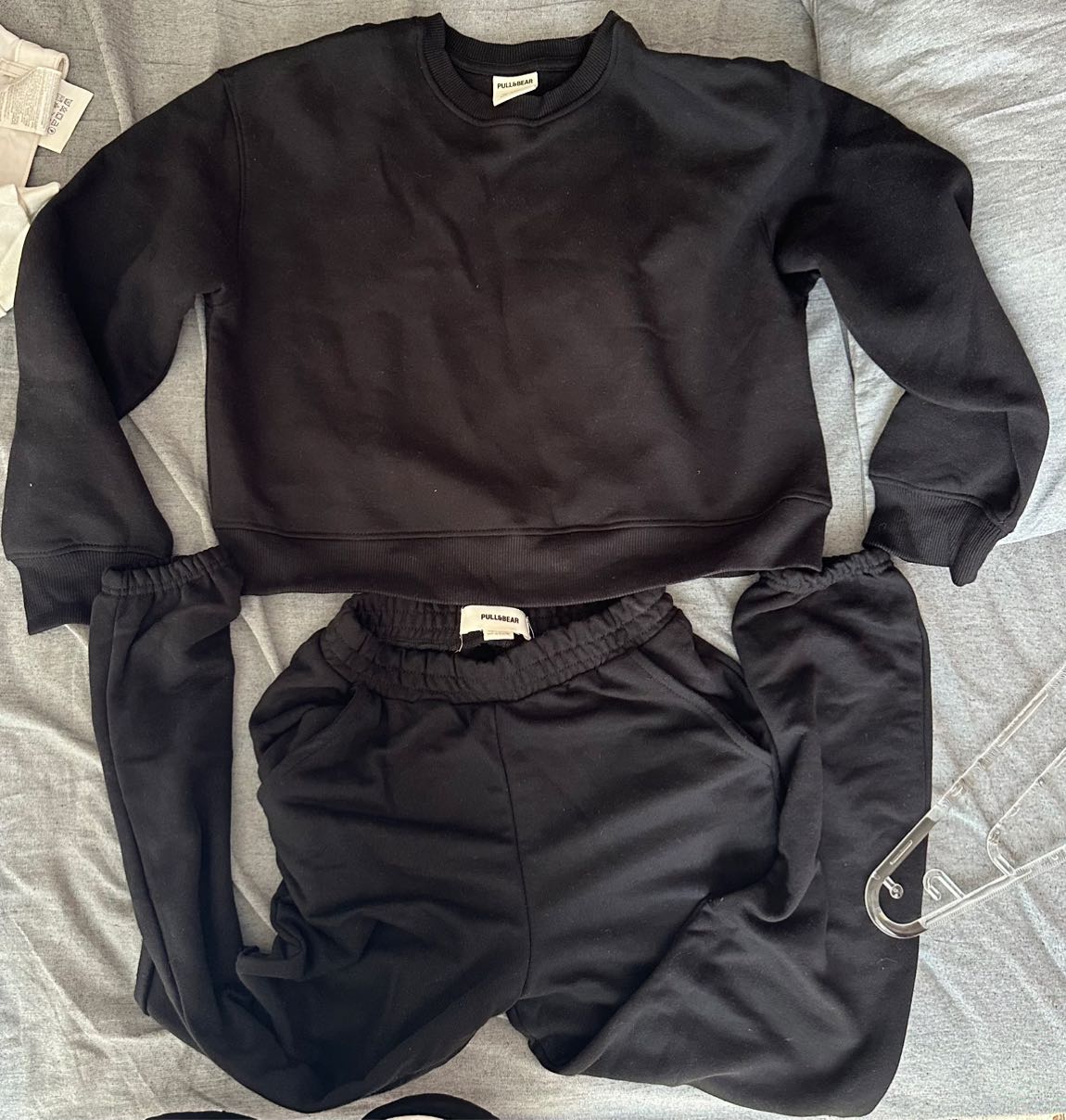 Pull & Bear Siyah Sweatshirt ve Eşofman — görsel 10/10