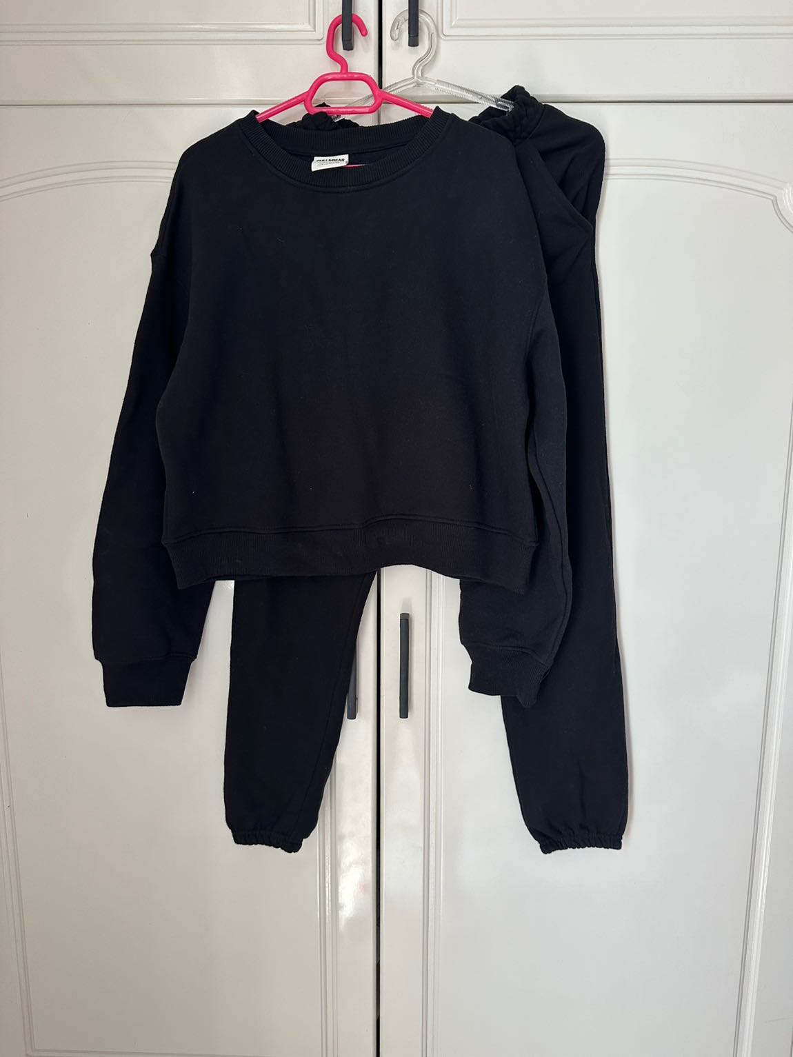 Pull & Bear Siyah Sweatshirt ve Eşofman — görsel 2/10