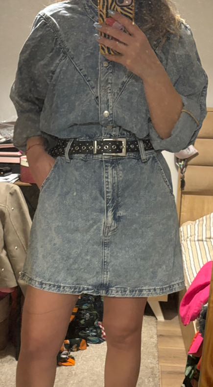 Mango Jean Elbise — görsel 7/8