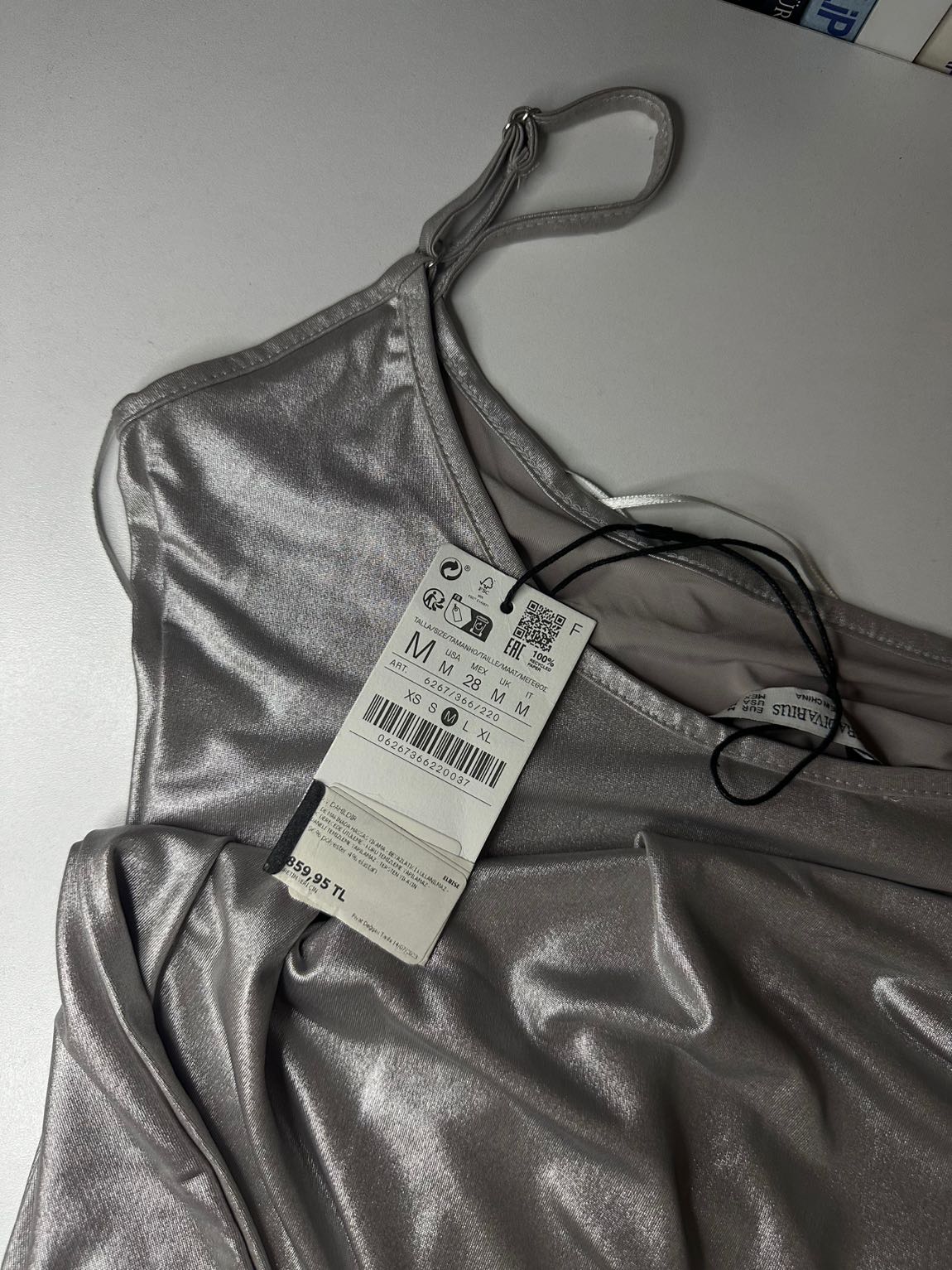 Saten Detaylı Slip Elbise — görsel 5/5