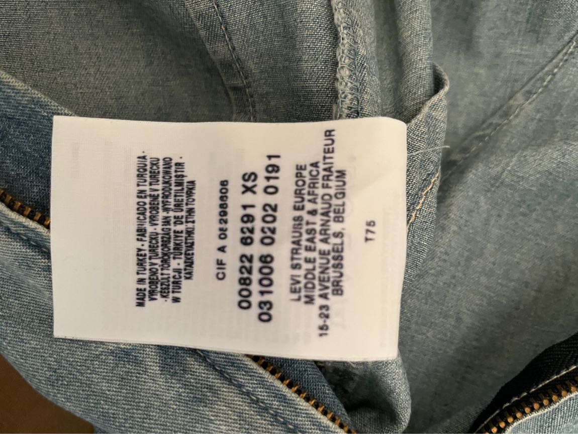 LEVİ’S KOT ELBİSE. — görsel 5/6